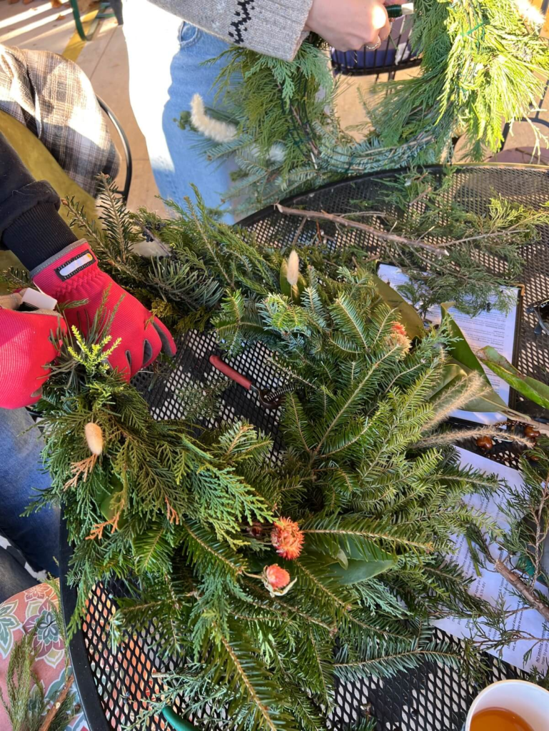 Wreath Workshop at Liquid Alchemy Beverages